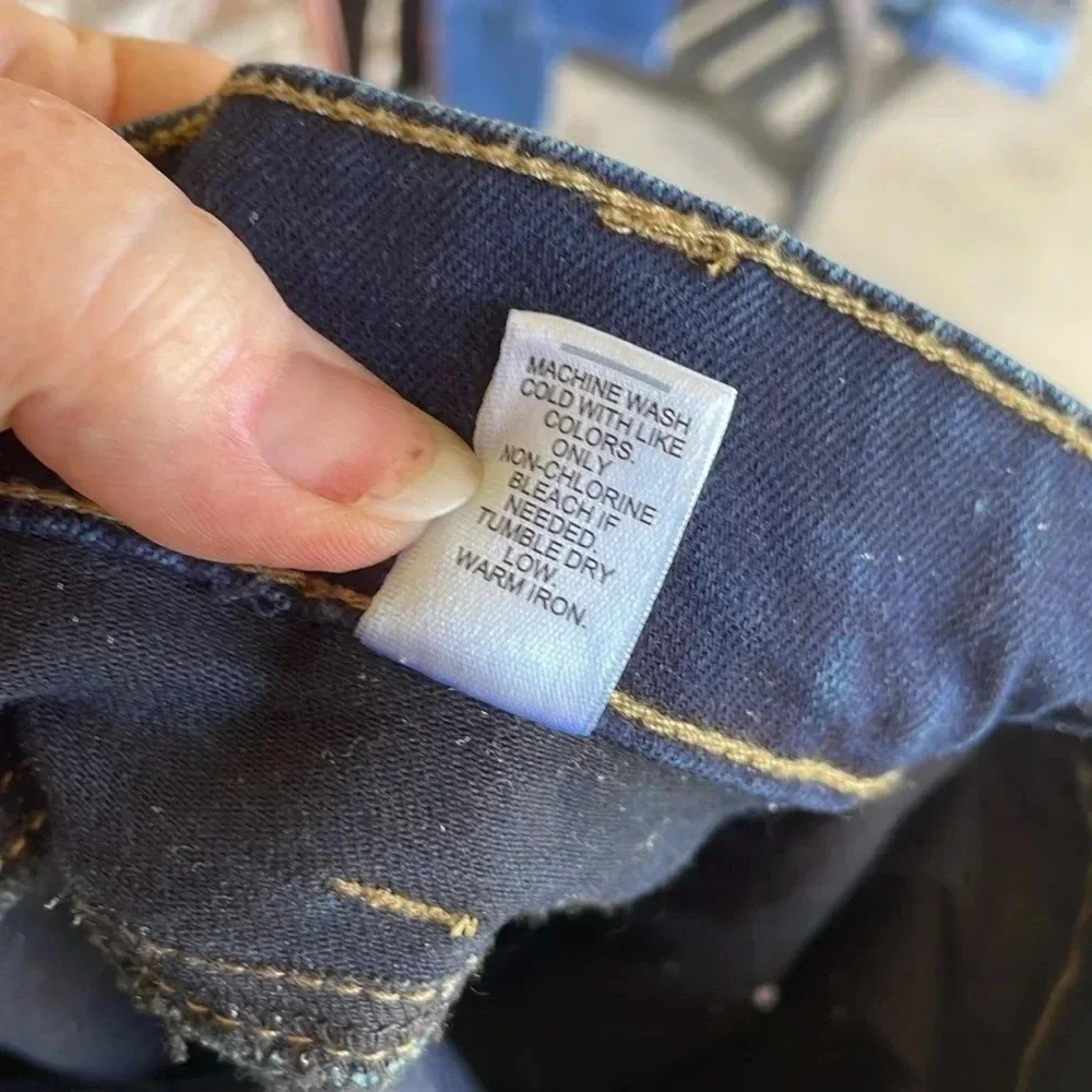 Est. 1946 Denim Dark Blue 5-pocket Curvy Straight leg‎ Jeans